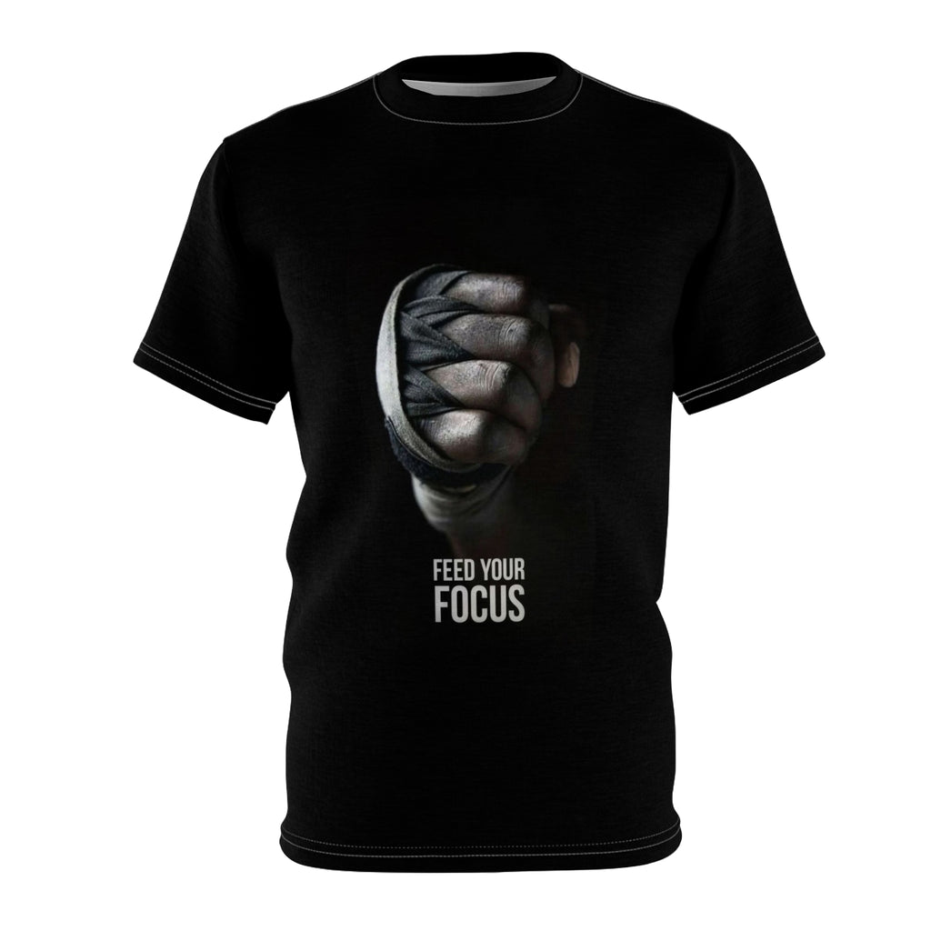 Motivational Boxing Tee - "Feed Your Focus"