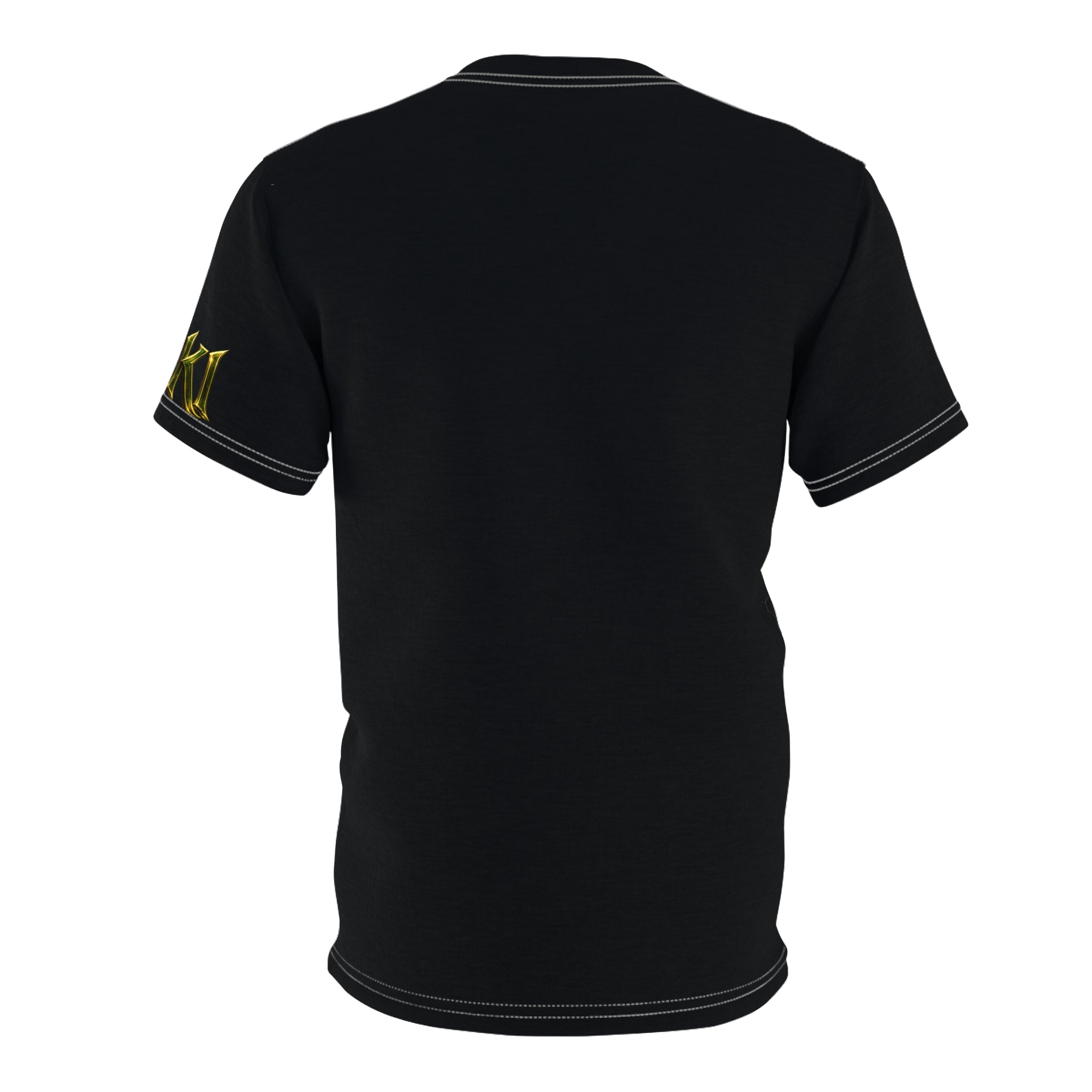 Graphic Tee — Neon Green Mythic Trickster Design