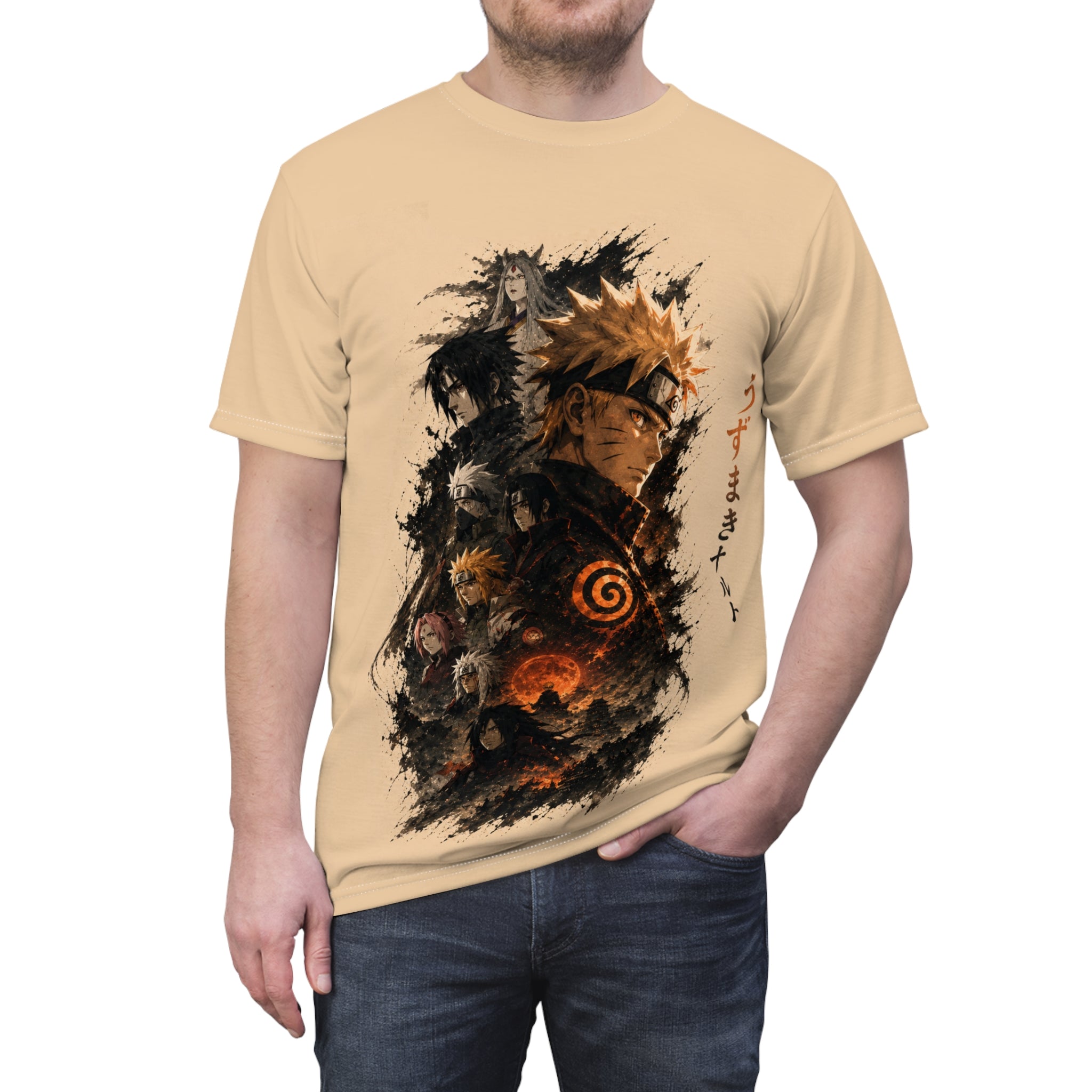 Anime Ninja Graphic Tee — Uzumaki Naruto Design