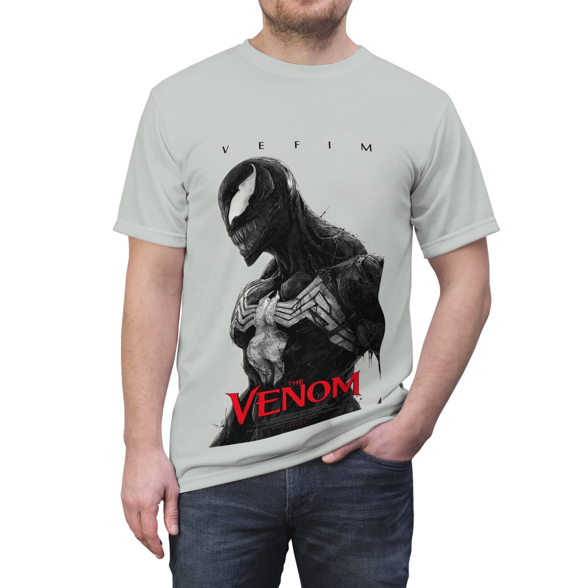 Venom Graphic Tee — Dark Symbiote Movie Shirt