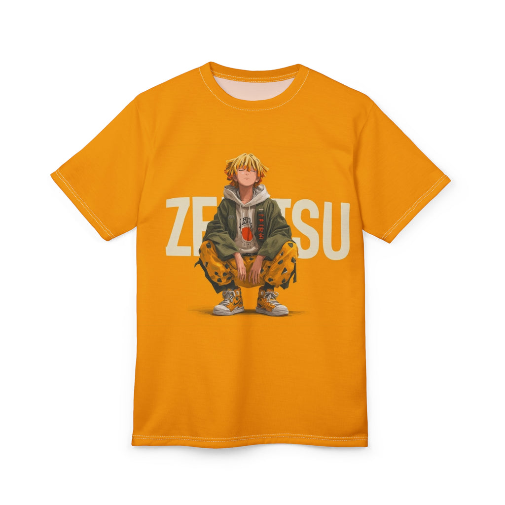 Anime Graphic Tee — 'Zenitsu' Illustration All-Over Print