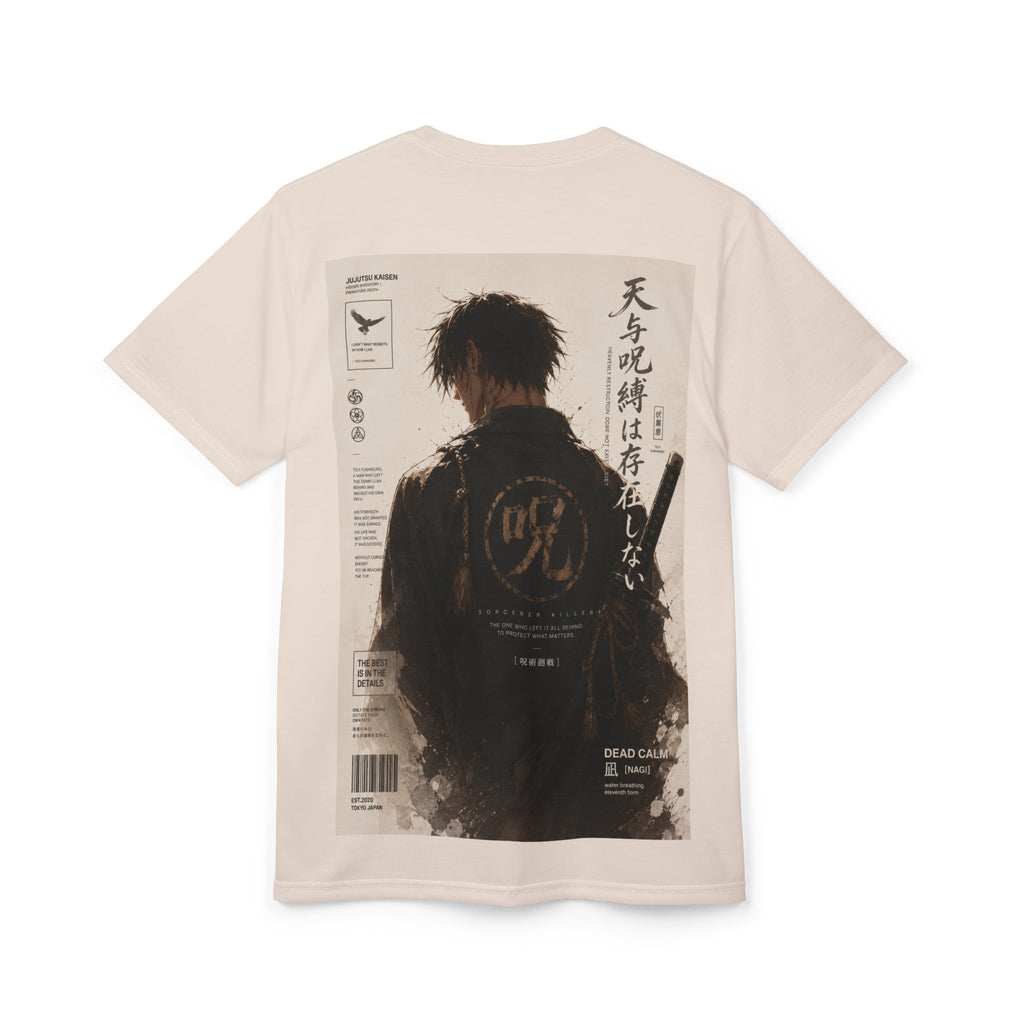 Graphic Tee — 'Toughest Fighter' Anime-Style Portrait T-Shirt