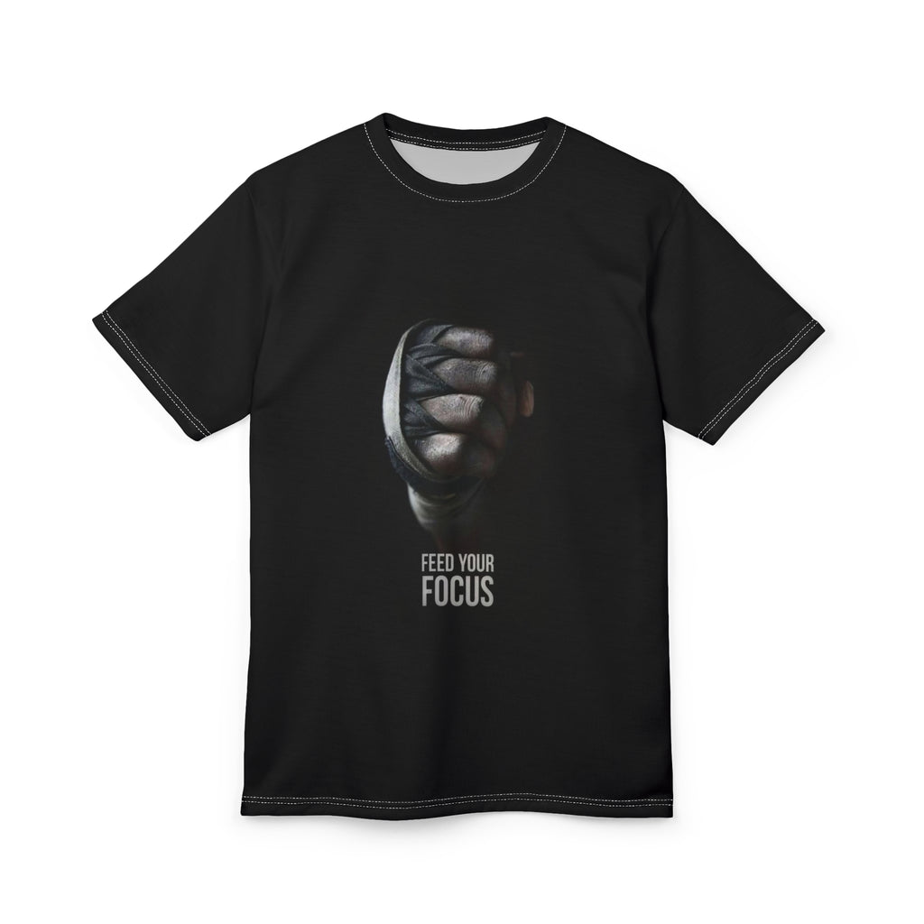 Motivational Boxing Tee - "Feed Your Focus"