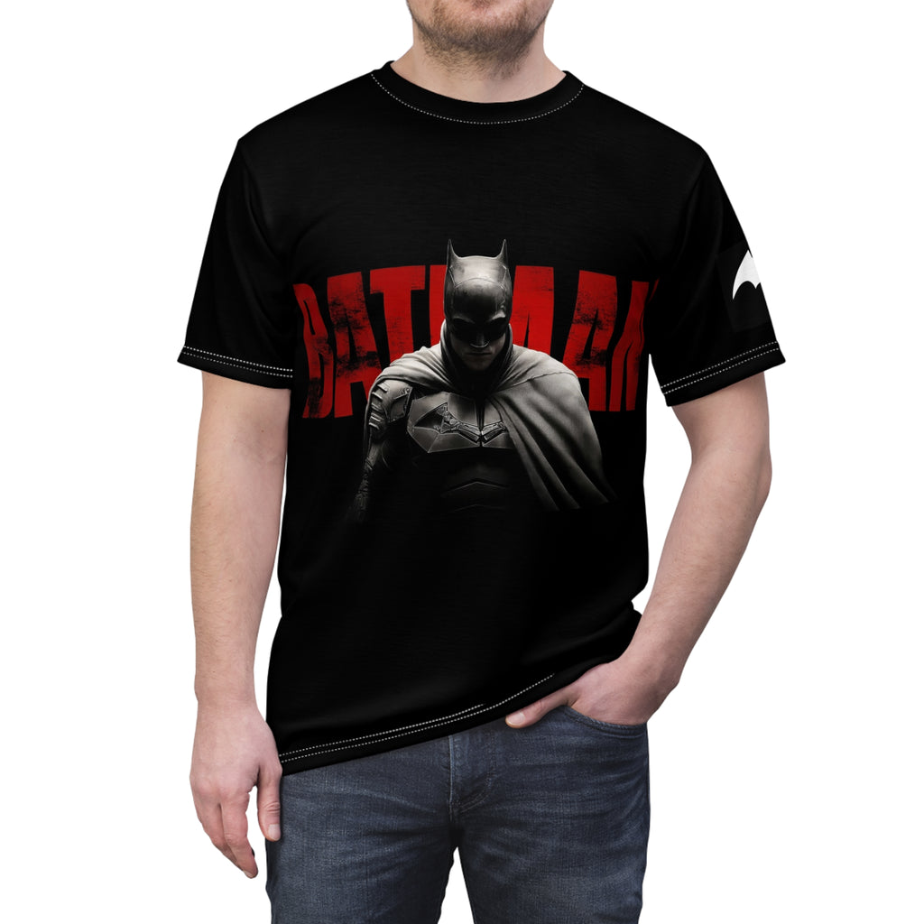 Batman Graphic Tee — Dark Knight Red Logo T Shirt