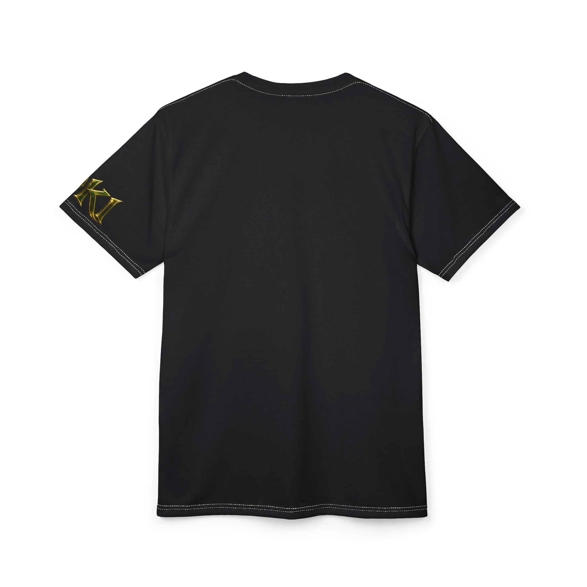 Graphic Tee — Neon Green Mythic Trickster Design
